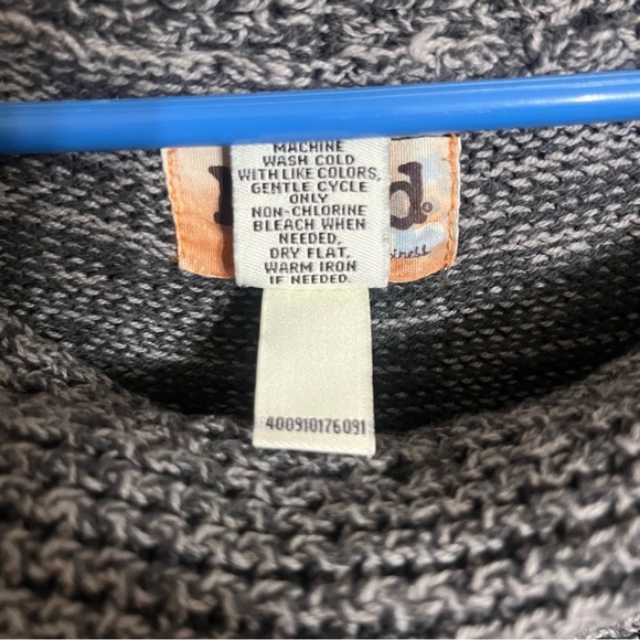 90s Y2K Mudd Short Sleeve Sweater Dress With Cowl Neck Mini Gray Size Small - Picture 4 of 10